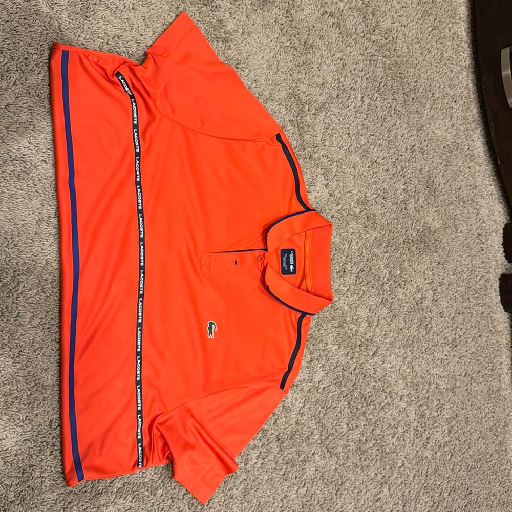 Orange Lacrosse sport polo size 4 XL and very good condition
